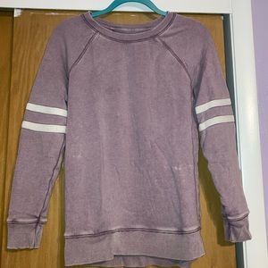 AE Jegging Sweater Pullover Dusty Pink S Stripes Oversized